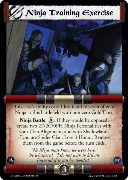 Ninja Training Exercise